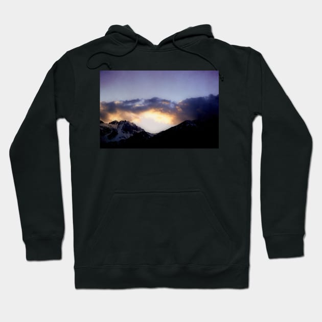 Light on the Mountain Hoodie by rosedew